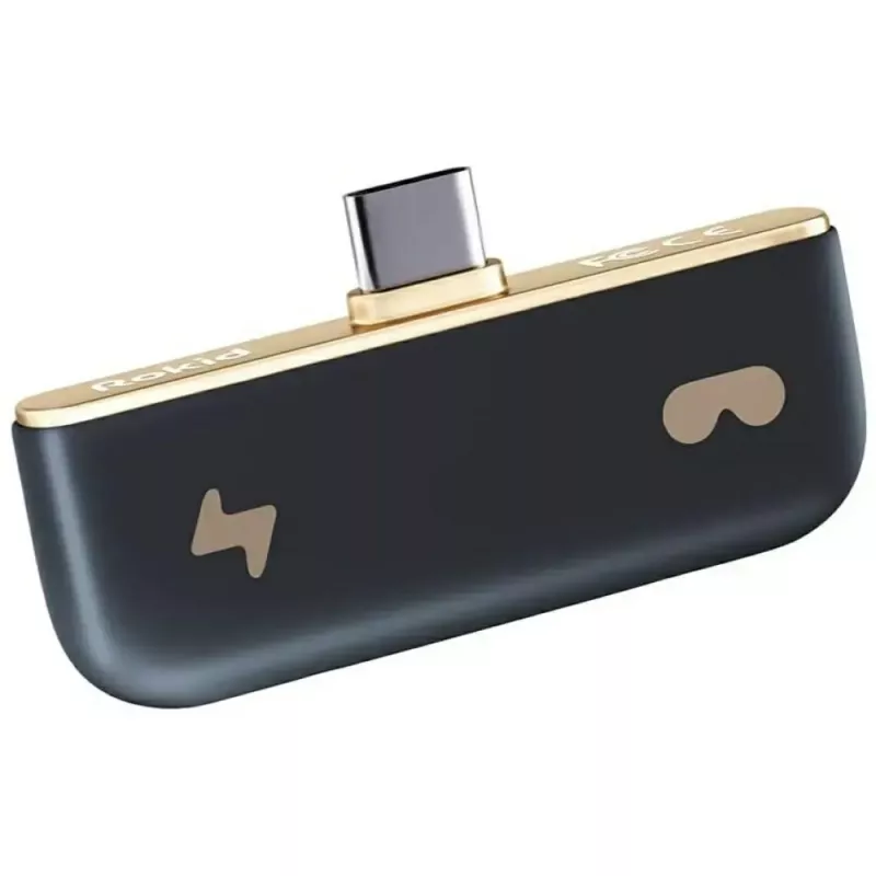 Adapter USB-C Rokid UNB23010 — 2 porty USB-C, czarny