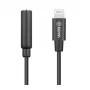 Kabel do telefonu komórkowego BOYA BY-K3 Czarny 3.5mm Lightning