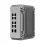 Zarządzalny przełącznik sieciowy L2 Ruijie RG-NIS3100-8GT2SFP-HP — 8× Gigabit RJ-45, 2× SFP, PoE, 12–56 V DC, 20 Gbit/s, 8000 MAC, Szary