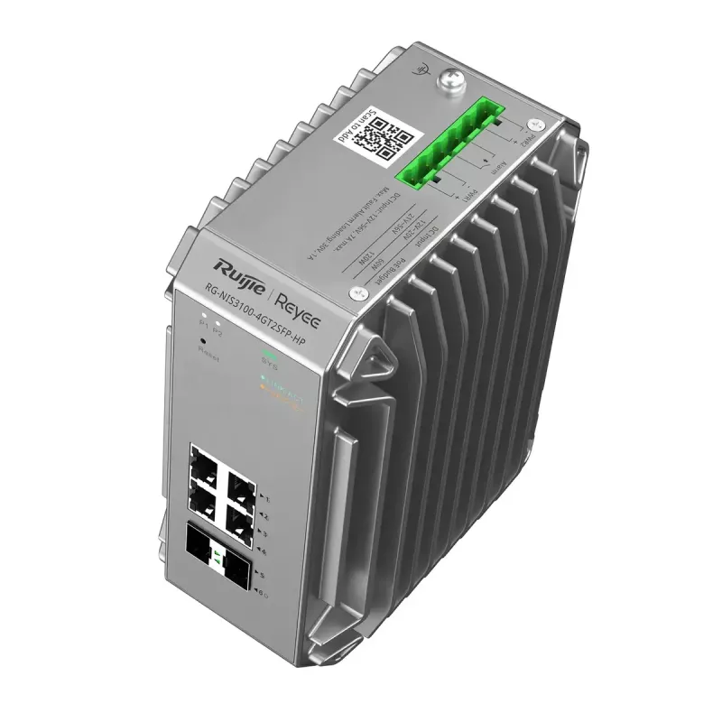 Przełącznik zarządzalny Ruijie Networks RG-NIS3100-4GT2SFP-HP L2 Gigabit Ethernet PoE