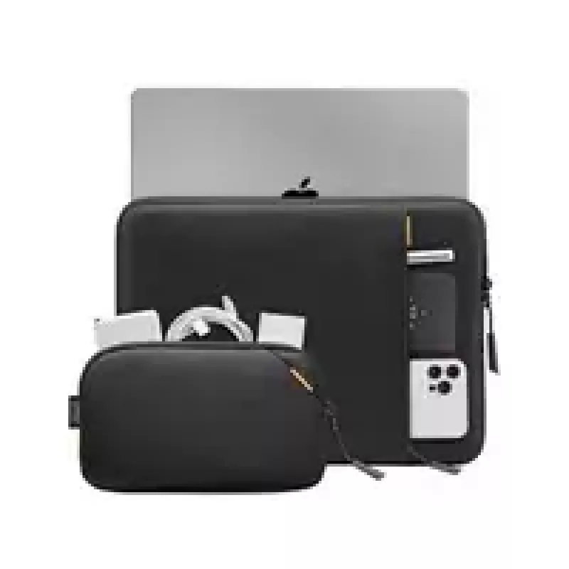 Zestaw sleeve tomtoc do MacBooka Pro 16 cali i MacBooka Air 15,3 cala, czarny