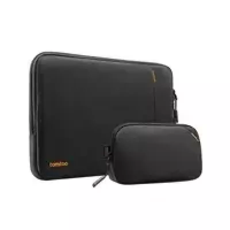 Zestaw sleeve tomtoc do MacBooka Pro 16 cali i MacBooka Air 15,3 cala, czarny