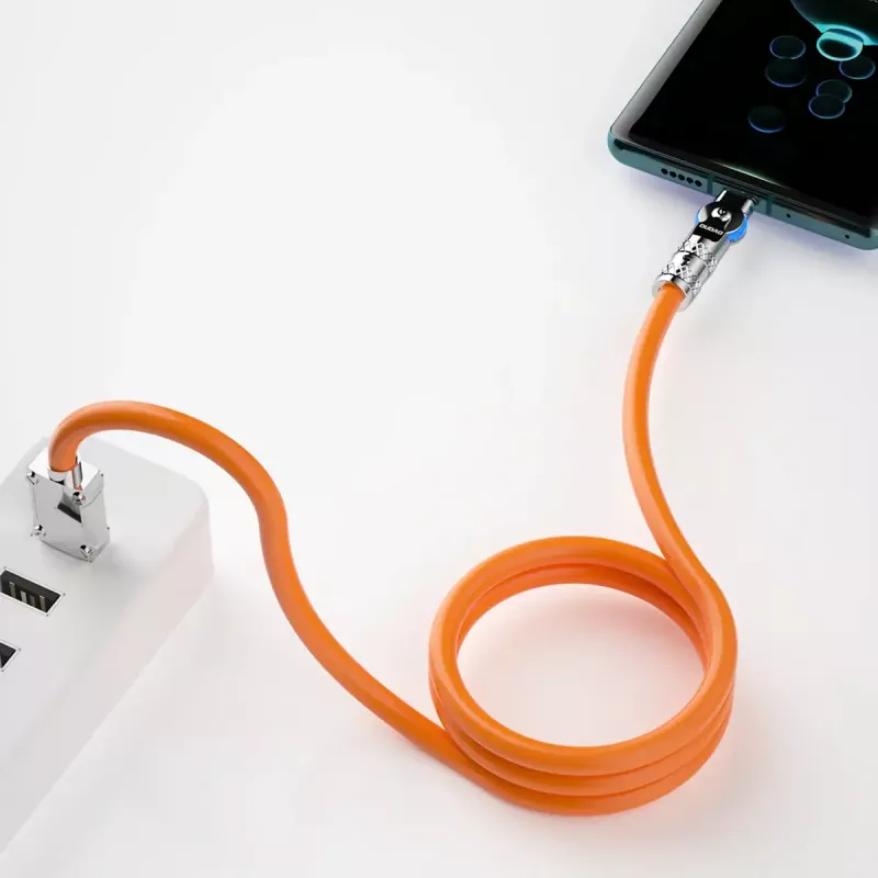 Kabel USB na Lightning Dudao L24AL — 1 m, USB-A na Lightning, pomarańczowy