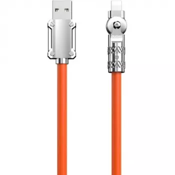 Kabel USB na Lightning Dudao L24AL — 1 m, USB-A na Lightning, pomarańczowy