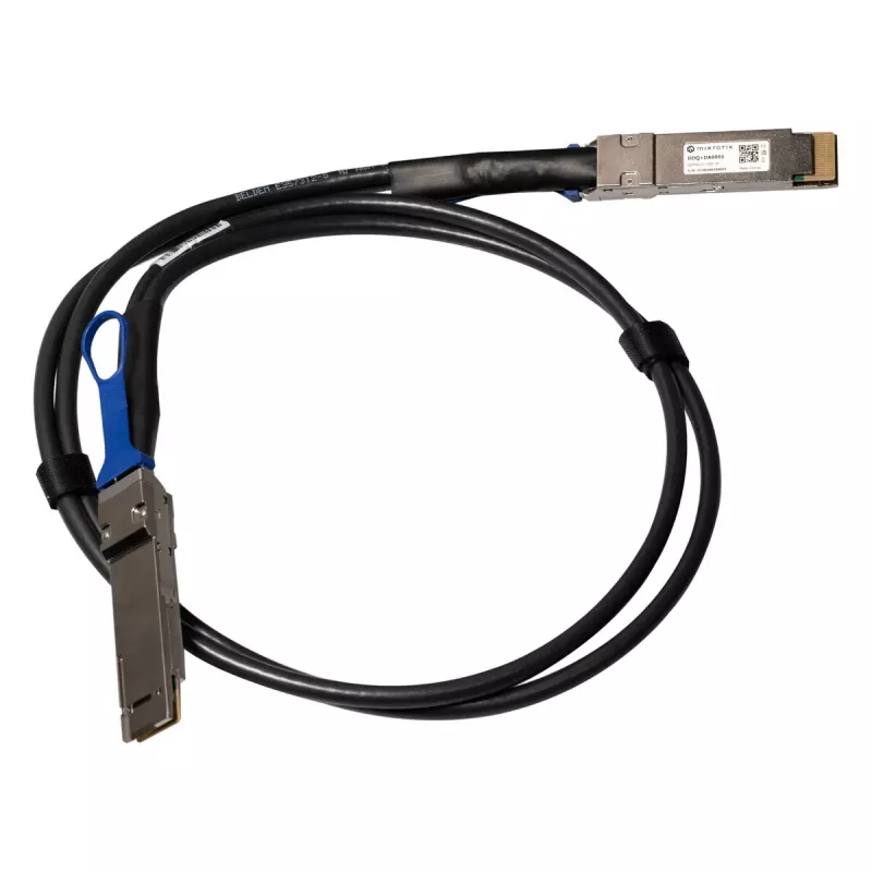 Kabel DAC MikroTik DDQ+DA0001 1m QSFP-DD Czarny
