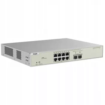 Zarządzalny przełącznik sieciowy ASUS RG-NBS3300-8MG2XS-P — 10 portów: 8×2.5GE PoE+ (240W), 2×SFP+, Rack, L2+