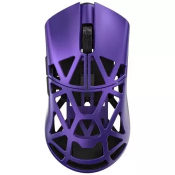 Mysz gamingowa WLmysz Beast X Mini Pro Solid Sides z przełącznikami optycznymi Omron, fioletowa