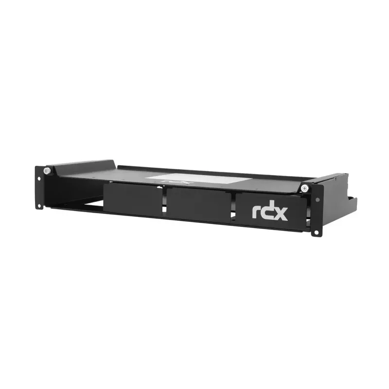 Overland-Tandberg 1.5U Rackmount QuadPAK na 1–4 zewnętrzne napędy RDX, 19 cali, czarny
