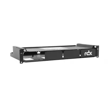 Overland-Tandberg 1.5U Rackmount QuadPAK na 1–4 zewnętrzne napędy RDX, 19 cali, czarny