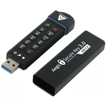 Pamięć USB Apricorn 240 GB USB Typ-A Aegis Secure Key 3.0