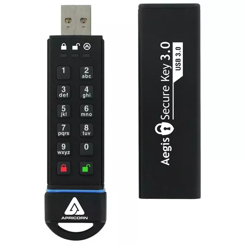 Pamięć USB Apricorn 240 GB USB Typ-A Aegis Secure Key 3.0