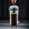 Ekspres French Press BODUM Chambord 8 filiżanek, czarna rama z chromowanym i szklanym dzbankiem