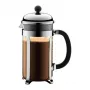 Ekspres French Press BODUM Chambord 8 filiżanek, czarna rama z chromowanym i szklanym dzbankiem