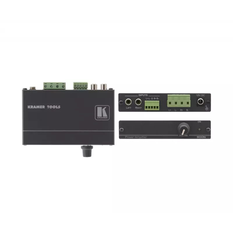 Kramer Electronics 900N 2.0 kanały Czarny 35W RCA