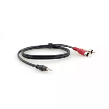 Kabel audio Kramer Electronics C-A35M/2RAM-10 3m 3.5mm 2xRCA Czarny