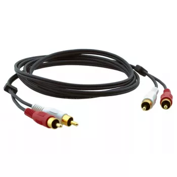 Kabel audio Kramer Electronics C-2RAM/2RAM-3 0,9 m 2xRCA czarny