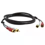 Kabel audio Kramer Electronics C-2RAM/2RAM-3 0,9 m 2xRCA czarny
