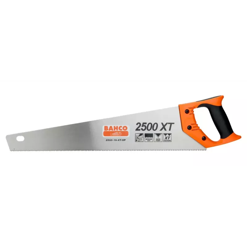 Płaska piła Bahco 2500-22-XT-HP 55 cm Czarna Pomarańczowa Stal nierdzewna