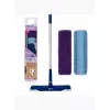 Mop Bona CA102085 Dry&wet z mikrofibry, niebieski, do laminatu, płytek, drewna