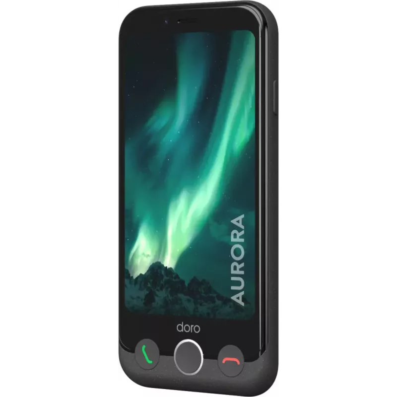 Smartphone Doro Aurora 11 4.5 cala Dual SIM Android 14 4GB 64GB 3000mAh Grafitowy