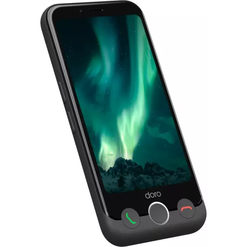 Smartphone Doro Aurora 11 4.5 cala Dual SIM Android 14 4GB 64GB 3000mAh Grafitowy