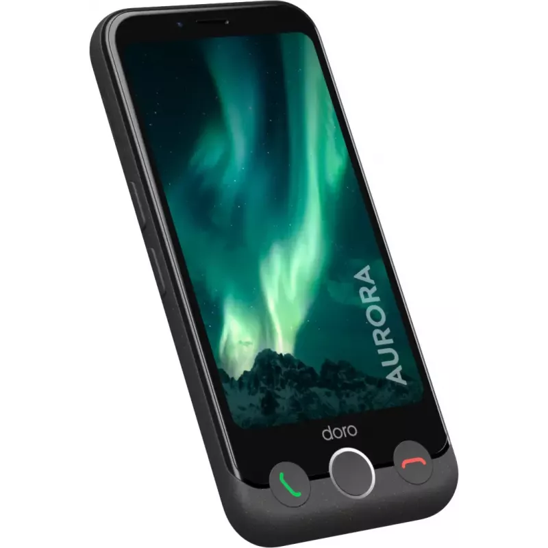 Smartphone Doro Aurora 11 4.5 cala Dual SIM Android 14 4GB 64GB 3000mAh Grafitowy