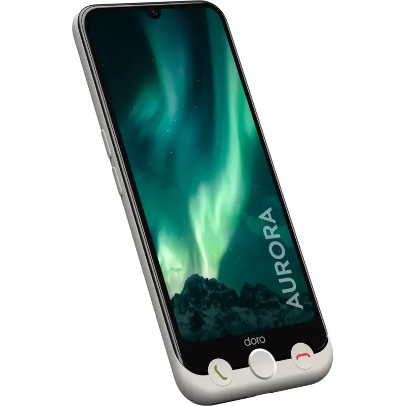 Smartfon Doro Aurora A31 6,1 cala Dual SIM Android 14 6 GB RAM 128 GB Grafitowy szary