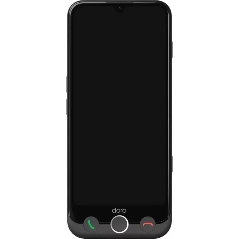 Smartfon Doro Aurora A31 6,1 cala Dual SIM Android 14 6 GB RAM 128 GB Grafitowy szary