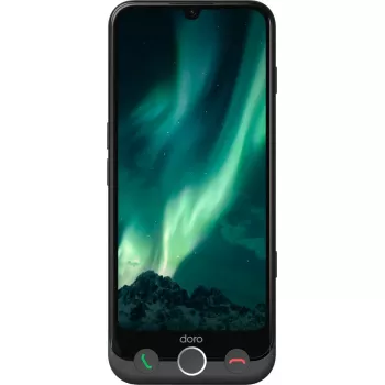 Smartfon Doro Aurora A31 6,1 cala Dual SIM Android 14 6 GB RAM 128 GB Grafitowy szary