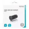 Ładowarka samochodowa Deltaco USB-CAR123 uniwersalna czarna