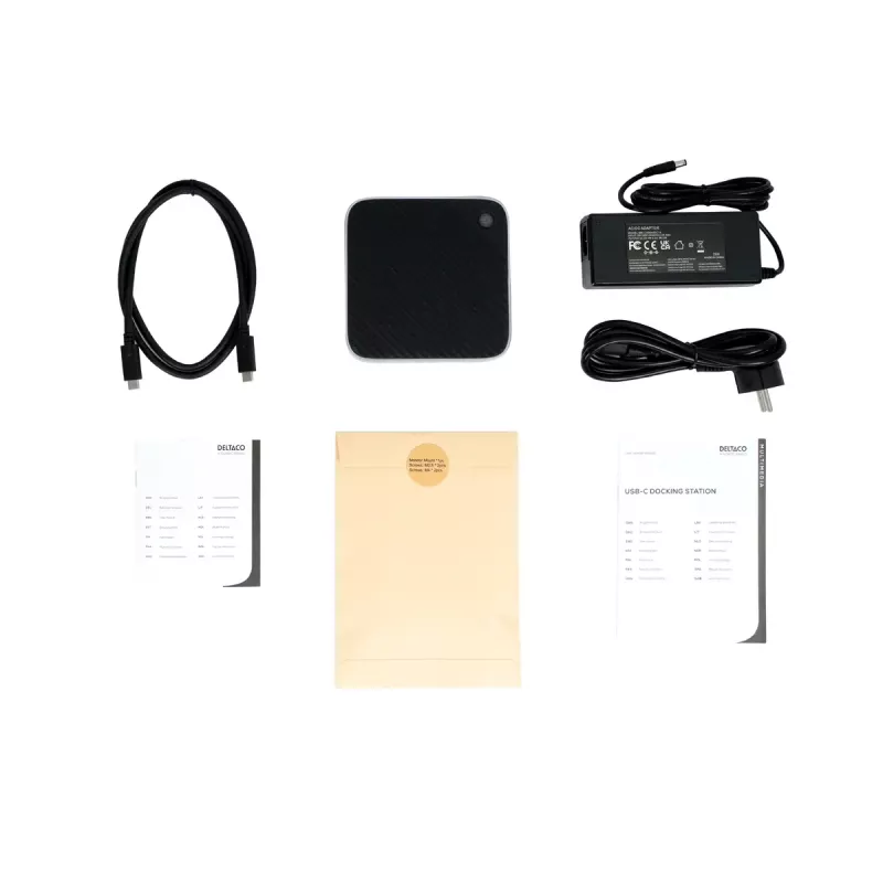 Deltaco USBC-HDMI28 Hub USB Type-C 5000 Mbit/s 4K HDMI