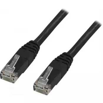 Kabel sieciowy Deltaco TP-611S RJ-45 Cat6 1.5m Czarny