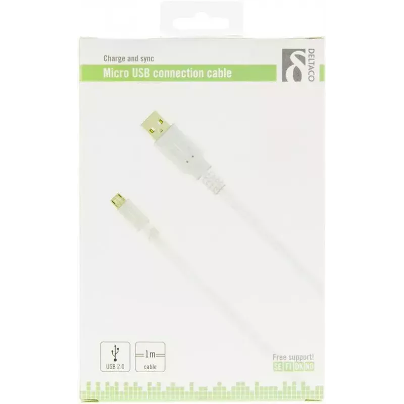 Kabel USB Deltaco MICRO-100