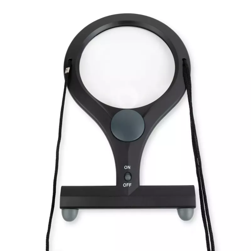 Lupa ręczna Carson LumiCraft 2x, LED, zasilana bateriami, czarna, 135×23×226 mm