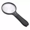Lupa Carson Split Handle HF-11 — 3,5× ręczna lupa, czarno-przezroczysta, bateria AAA