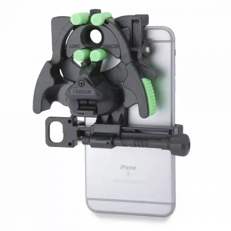 Uchwyt do teleskopu/aparat/smartfon Carson HookUpz 2.0 Szerokość 109 mm Głębokość 58 mm Wysokość 114 mm
