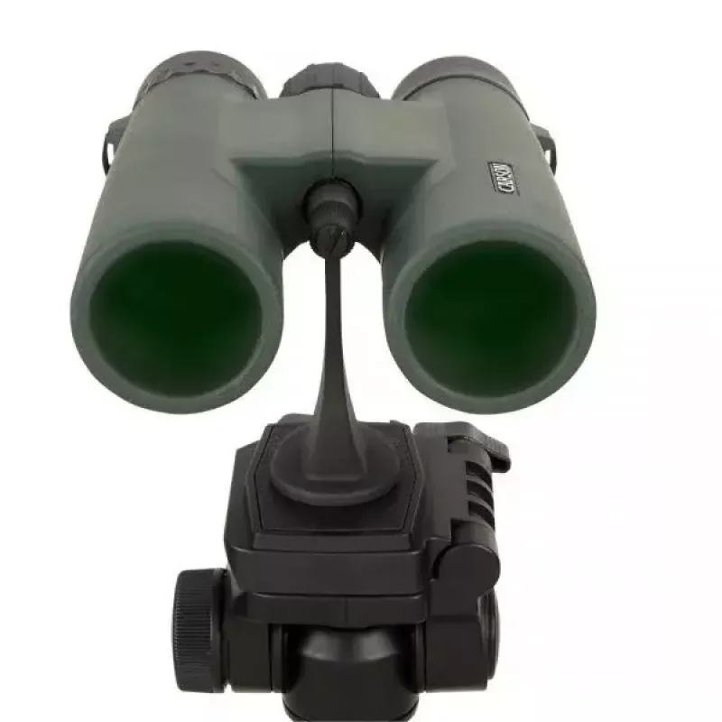 Lornetka Carson JR Series 10x42 BaK-4, kompaktowa z pryzmatem dachowym, czarno-zielona