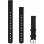 Pasek do zegarka GARMIN Lily 2 silikonowy czarny — zastępczy pasek silikonowy dla Lily 2