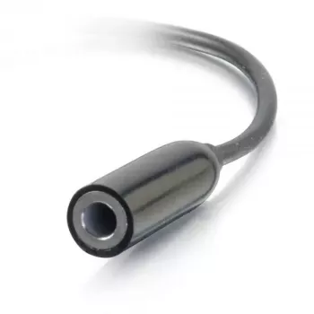Kabel do telefonu komórkowego C2G 54426 USB-C na 3,5 mm czarny 0,09 m