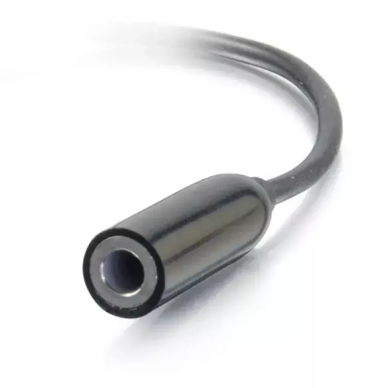 Kabel do telefonu komórkowego C2G 54426 USB-C na 3,5 mm czarny 0,09 m