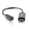 Kabel do telefonu komórkowego C2G 54426 USB-C na 3,5 mm czarny 0,09 m