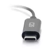 Kabel do telefonu komórkowego C2G 54426 USB-C na 3,5 mm czarny 0,09 m