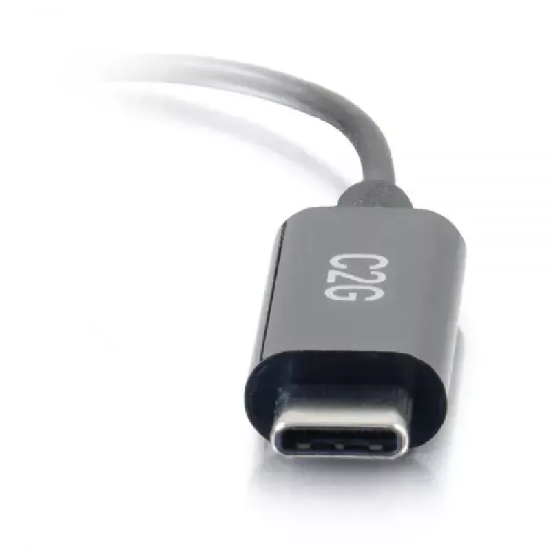 Kabel do telefonu komórkowego C2G 54426 USB-C na 3,5 mm czarny 0,09 m