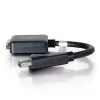 C2G 8in Adapter DisplayPort męski do Single Link DVI-D żeński, czarny