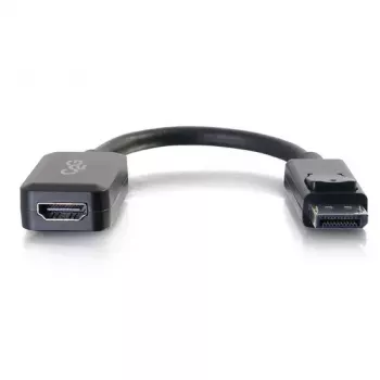 Przejściówka konwertera C2G 8 cali DisplayPort Męski na HDMI Żeński Czarny