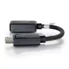 Przejściówka konwertera C2G 8 cali DisplayPort Męski na HDMI Żeński Czarny