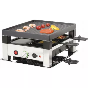 Grill stołowy Solis 7910 5-w-1 dla 4 osób, wielofunkcyjny grill stołowy SO128