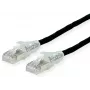Kabel sieciowy Dätwyler 21.05.0505 czarny 0,5 m Cat6a S/FTP