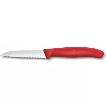 Nóż kuchenny Victorinox Swiss Classic 8 cm nóż do warzyw, czerwona rączka