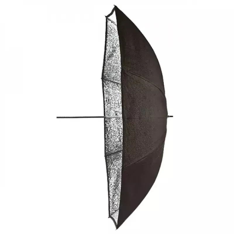 Parasolka reflektorowa czarna srebrna transparentna Elinchrom 26062 średnica 83 cm